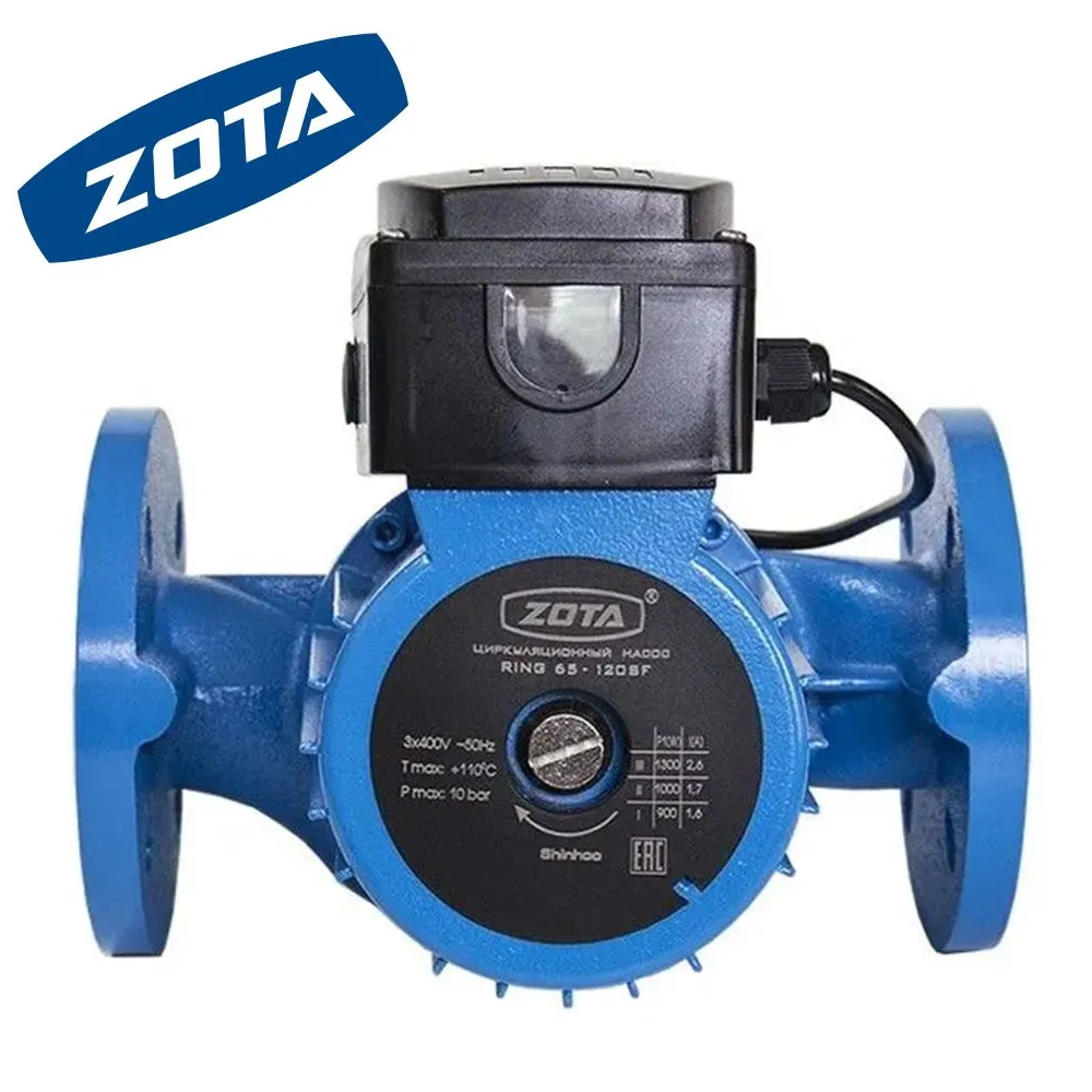 ZOTA Ring 40-120SF насос циркуляционный фланцевый, 400 В, 3 скорости